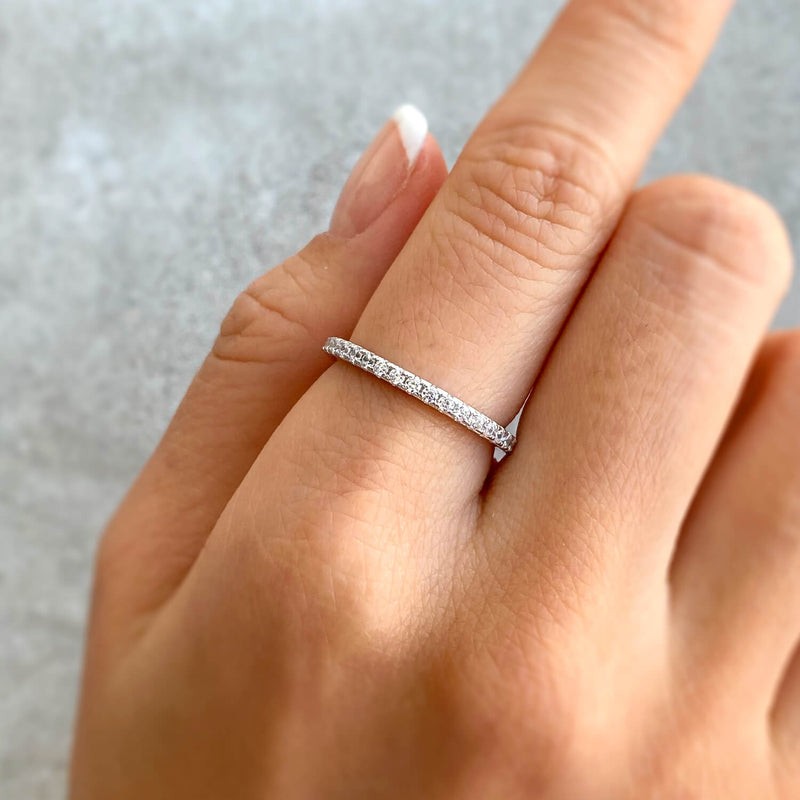 Inel TENNIS din Argint 925 și Cristale Swarovski - Eleganță prin Simplitate