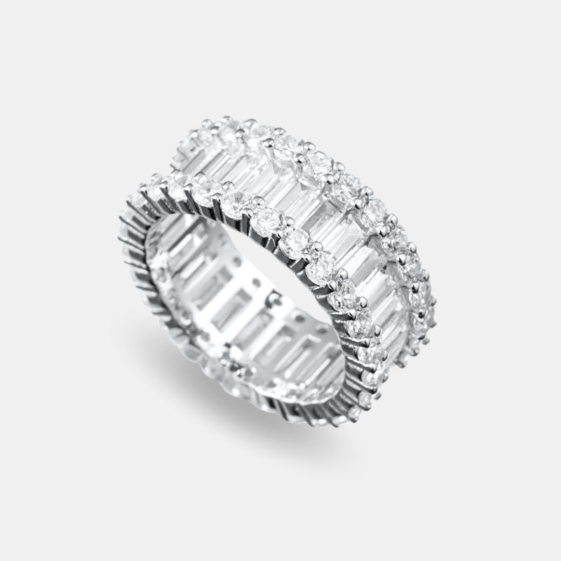 Inel THE CROWN din Argint 925 cu Cristale Swarovski – Eleganță Regală