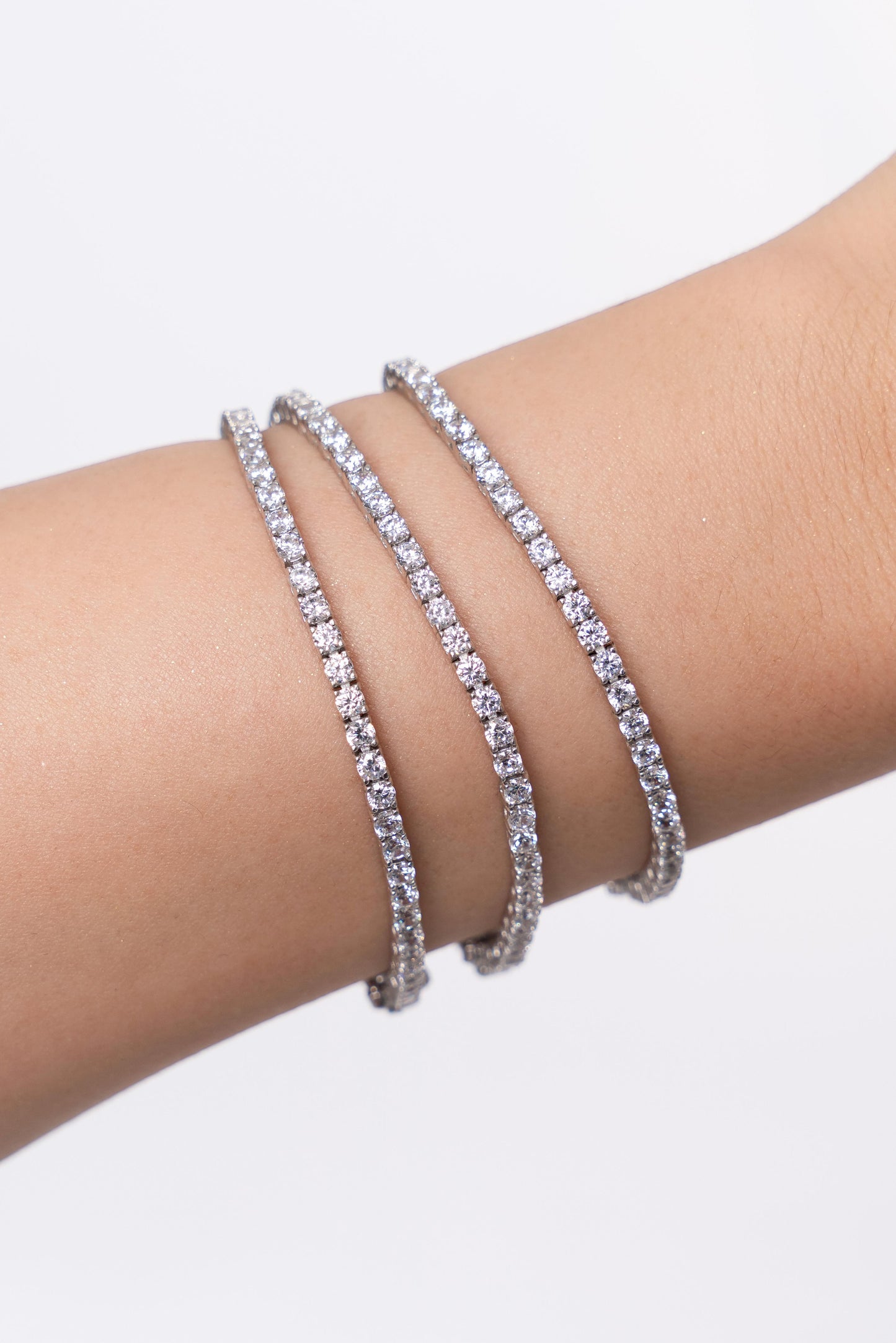 Brățară Tennis Silver din Argint 925 cu Cristale Swarovski – Eleganță de Zi cu Zi