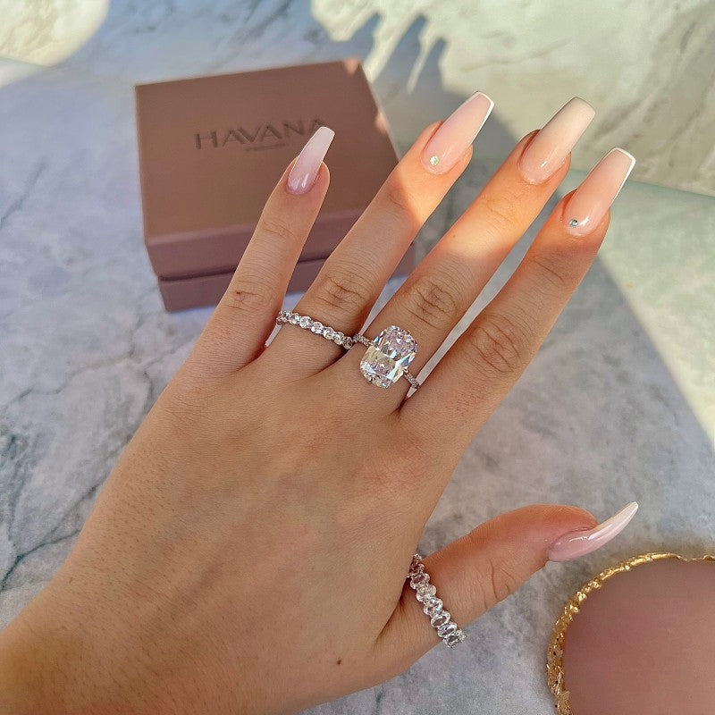 Inel MONACO din Argint 925 și Cristale Swarovski – Eleganță Absolută