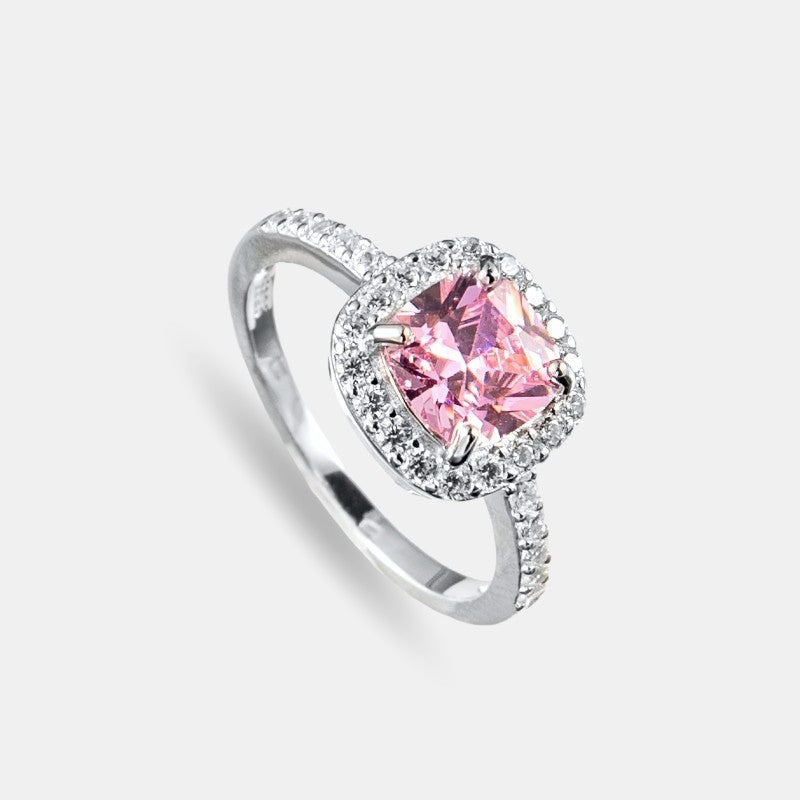 Inel PINK PROMISE din Argint 925 și Cristale Swarovski – Promisiunea unei Vieți în Roz