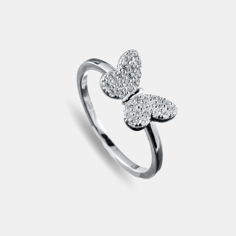 Inel Butterfly Obsession din Argint 925 și Cristale Swarovski - Eleganță Delicată