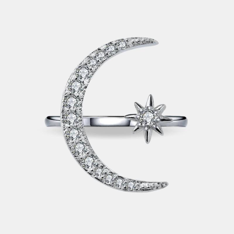 Inel MOONLIGHT din Argint 925 și Cristale Swarovski - Eleganță Orientală