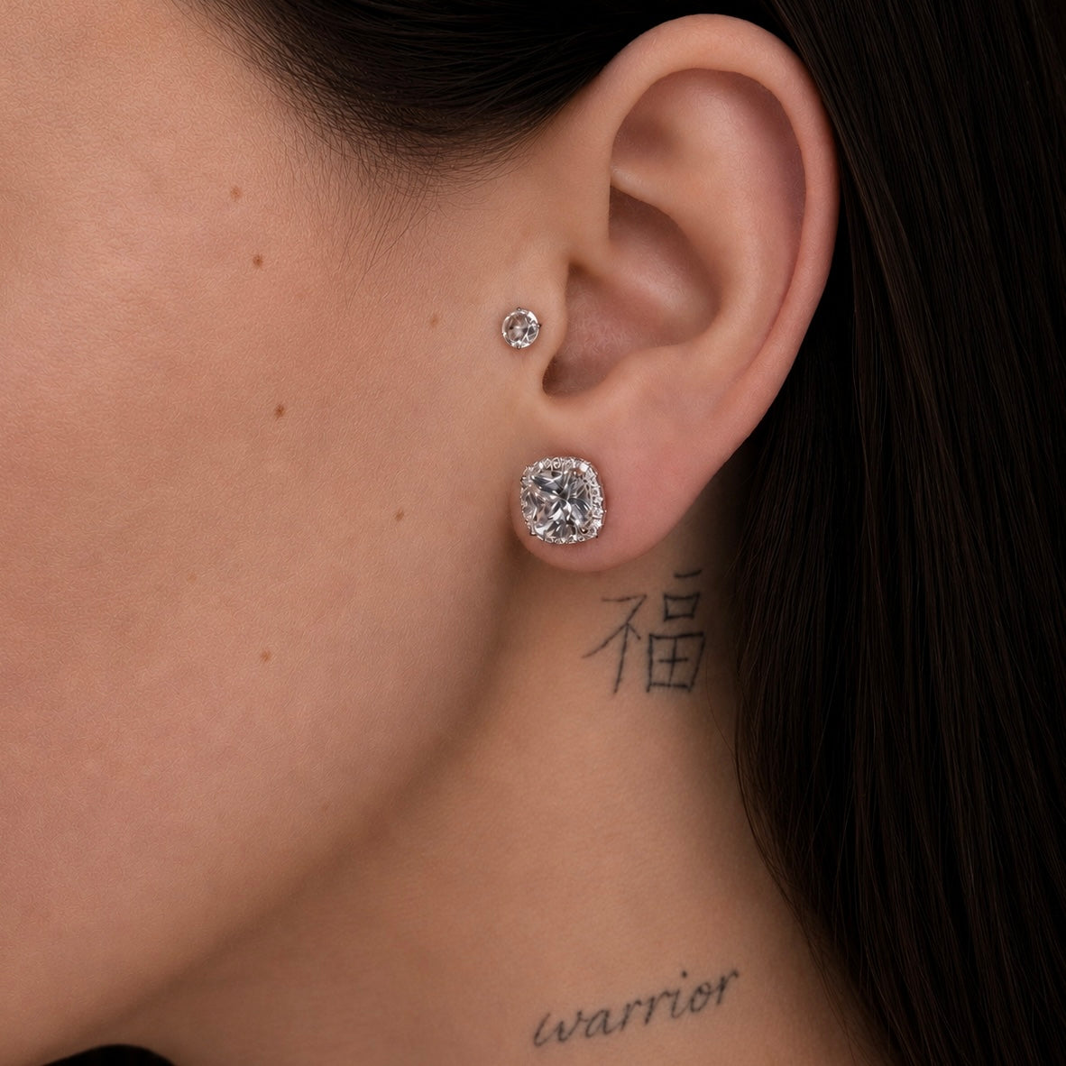 Cercei PROMISE cu Cristale Swarovski și Placaj din Argint 925