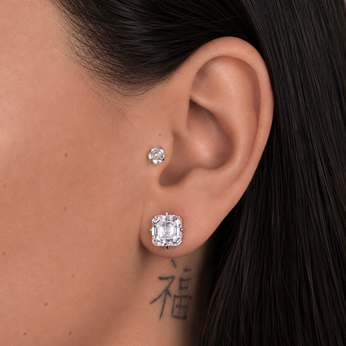 Cercei SOHO cu Cristale Swarovski și Placaj din Argint 925