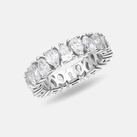 Inel ETERNITY din Argint 925 cu Cristale Swarovski – Eleganță Infinită