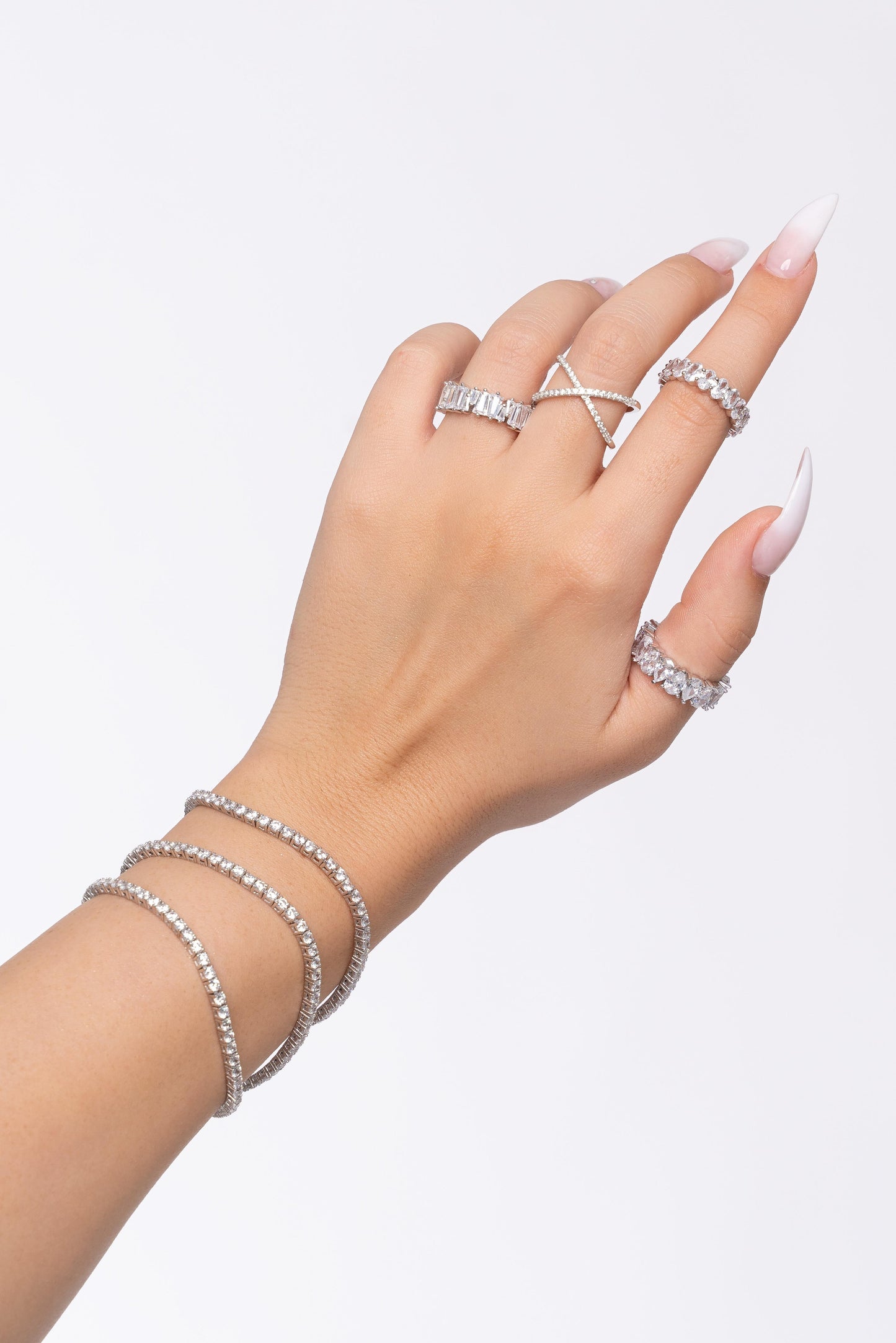 Brățară Tennis Silver din Argint 925 cu Cristale Swarovski – Eleganță de Zi cu Zi