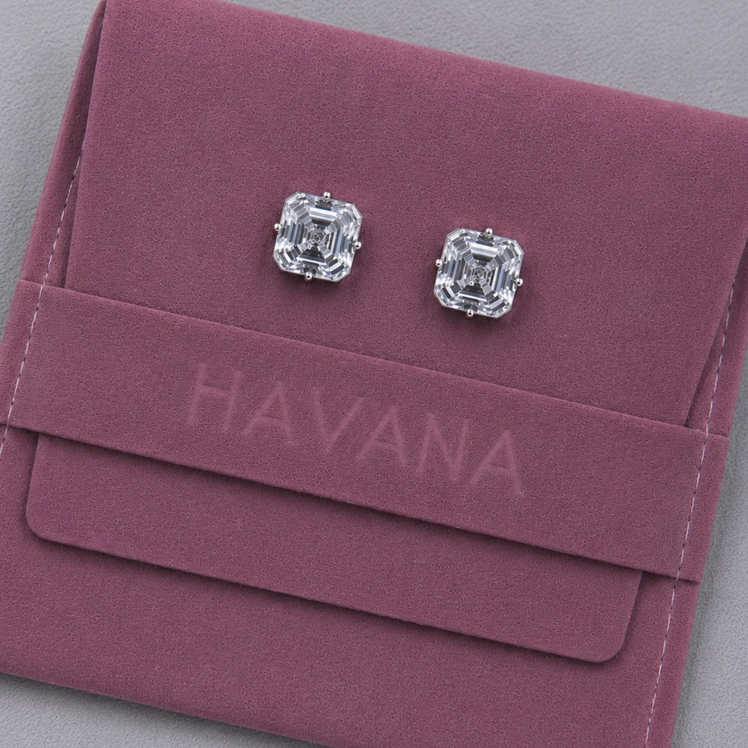 Cercei SOHO cu Cristale Swarovski și Placaj din Argint 925