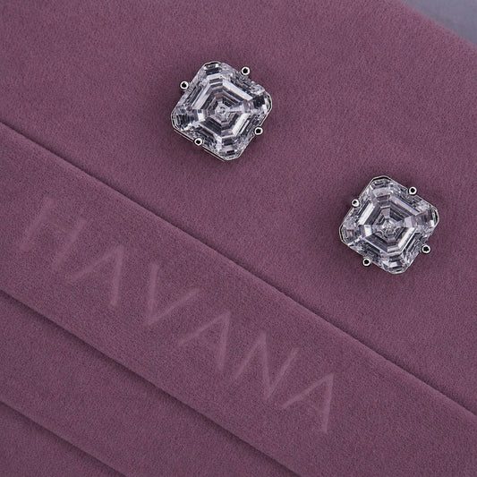 Cercei SOHO cu Cristale Swarovski și Placaj din Argint 925