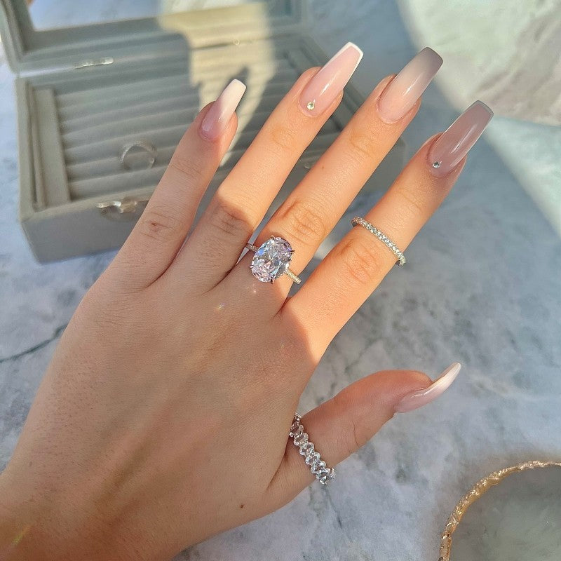 Inel AURORA din Argint 925 și Cristale Swarovski – Strălucire ca în Basm