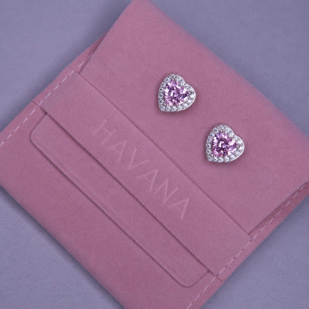 Set PINK LOVE STORY cu Cristale Swarovski