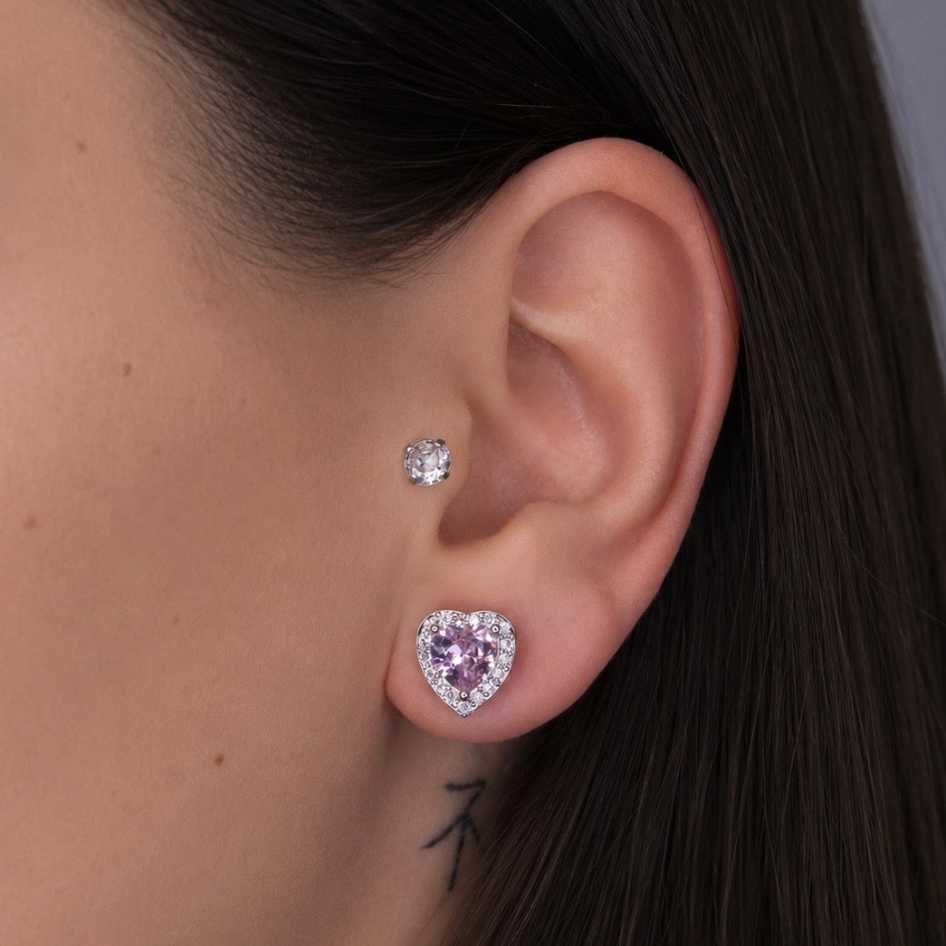 Set PINK LOVE STORY cu Cristale Swarovski