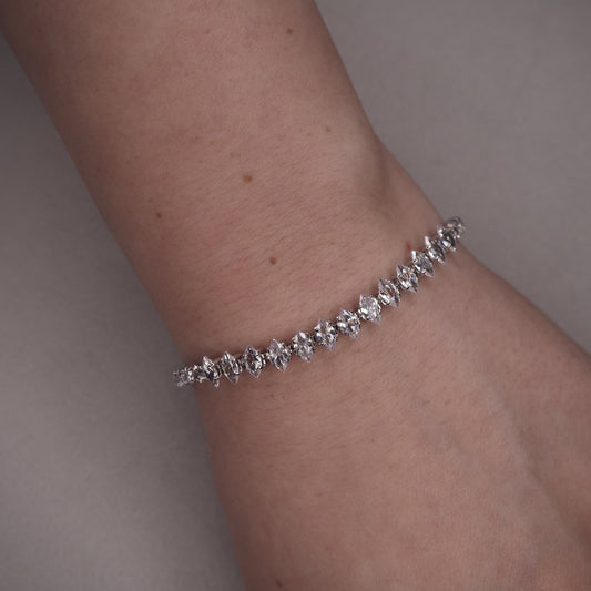 Brățară AFFAIRE SECRETE cu Cristale Swarovski și Placaj din Argint 925 Cristale Swarovski – Atracție Interzisă